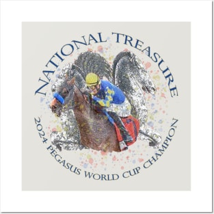 2024 Pegasus World Cup Champion - National Treasure Posters and Art